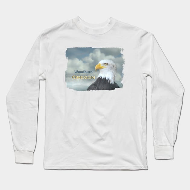 Bald Eagle Woodburn OR Long Sleeve T-Shirt by Elisabeth Lucas